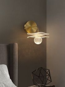 Light Luxury Bedroom Led Bedside Sconce